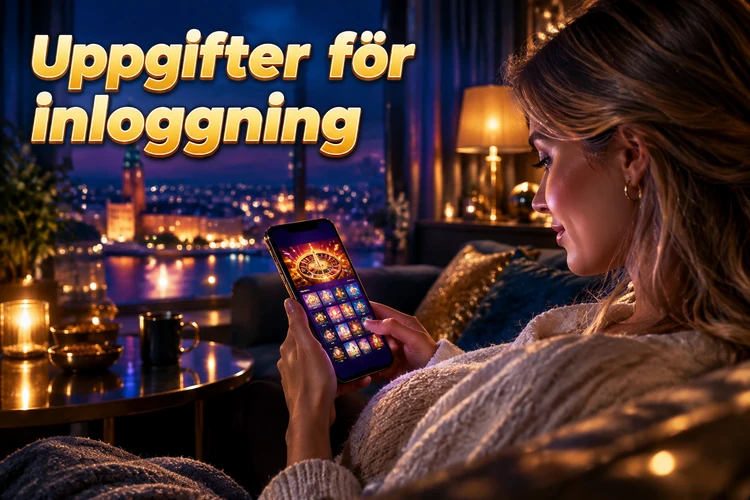 Uppgifter för inloggning